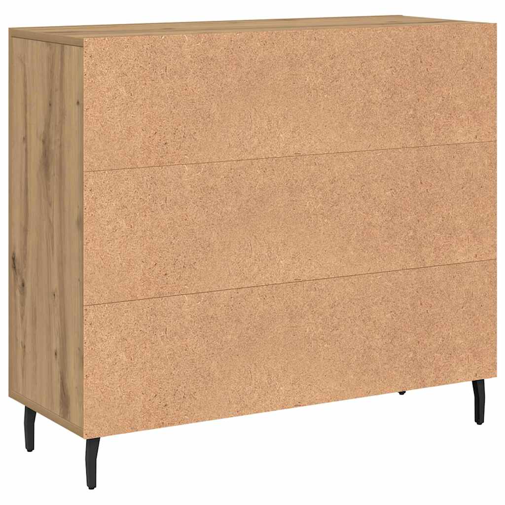 Credenza Rovere artigianale 90 x 34 x 80 cm Legno multistrato