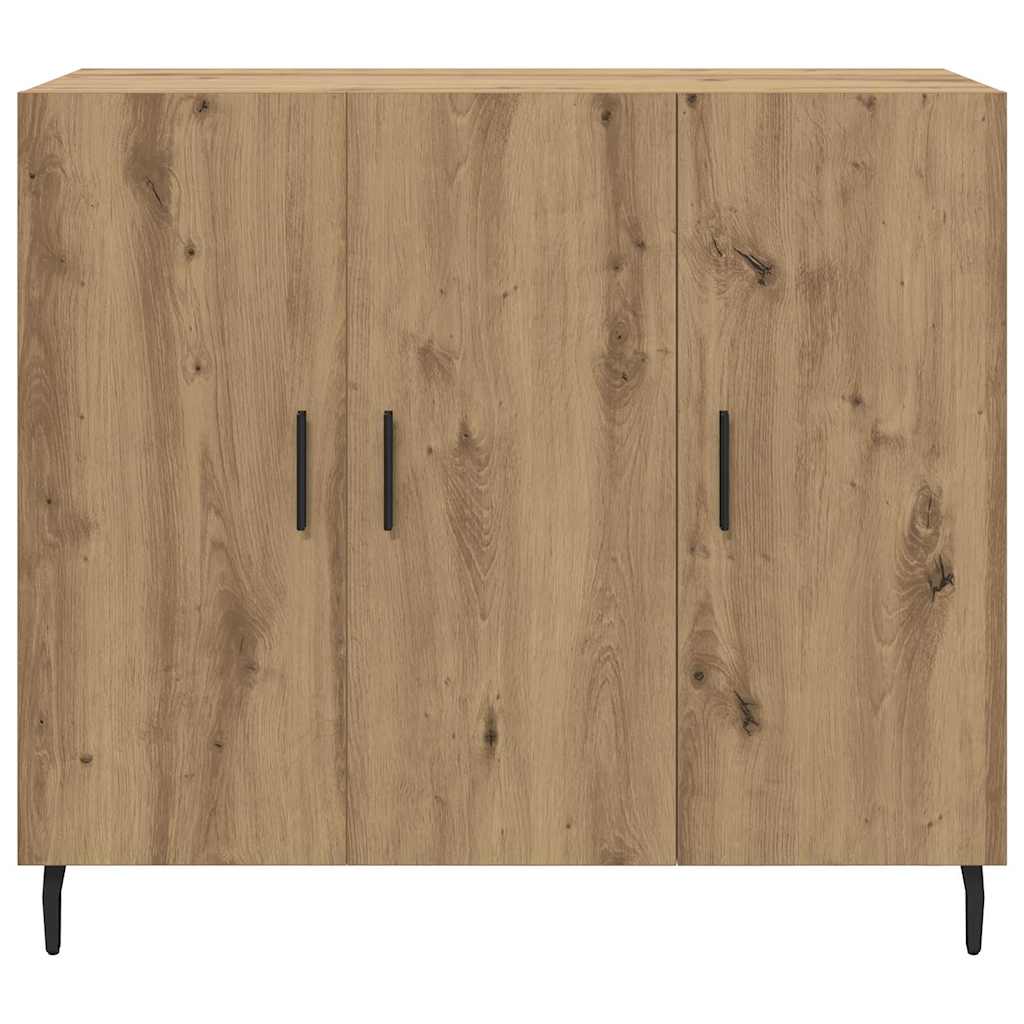 Credenza Rovere artigianale 90 x 34 x 80 cm Legno multistrato
