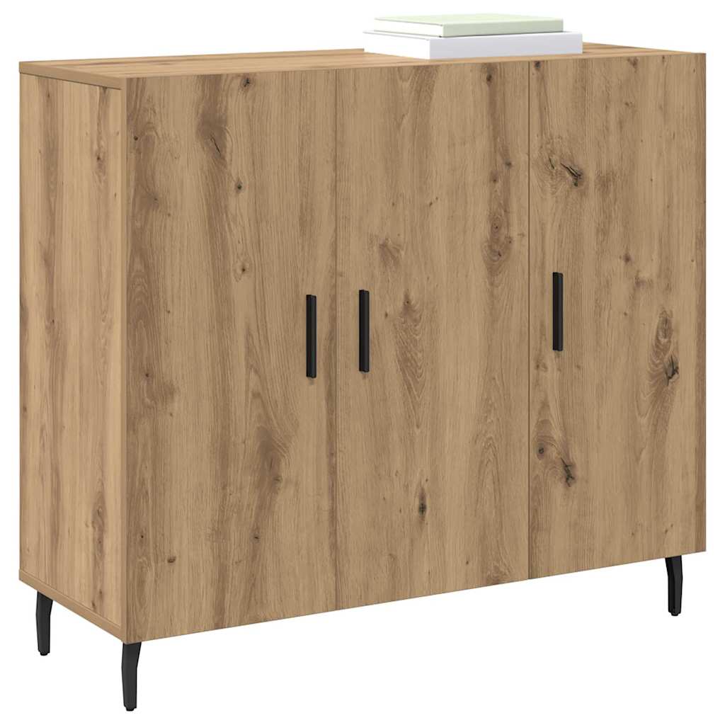 Credenza Rovere artigianale 90 x 34 x 80 cm Legno multistrato