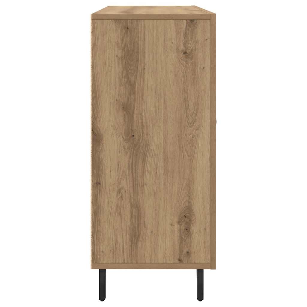 Credenza Rovere artigianale 90 x 34 x 80 cm Legno multistrato