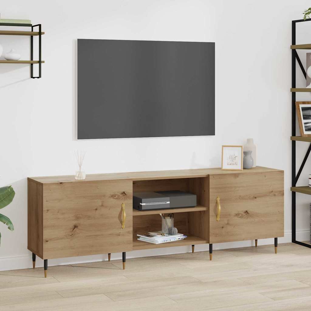 Mobile TV rovere artigianale 150 x 30 x 50 cm Legno multistrato
