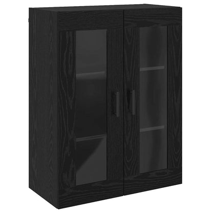 Credenza Rovere Nero 69,5 x 34 x 90 cm Legno multistrato