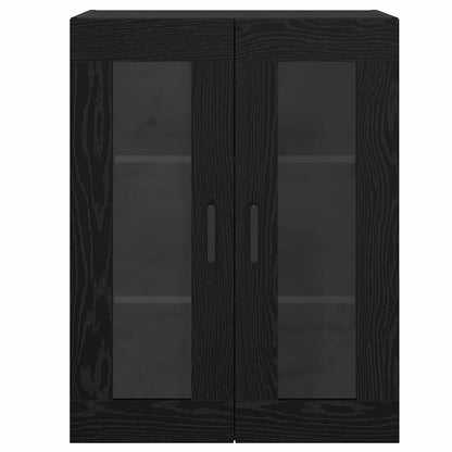 Credenza Rovere Nero 69,5 x 34 x 90 cm Legno multistrato