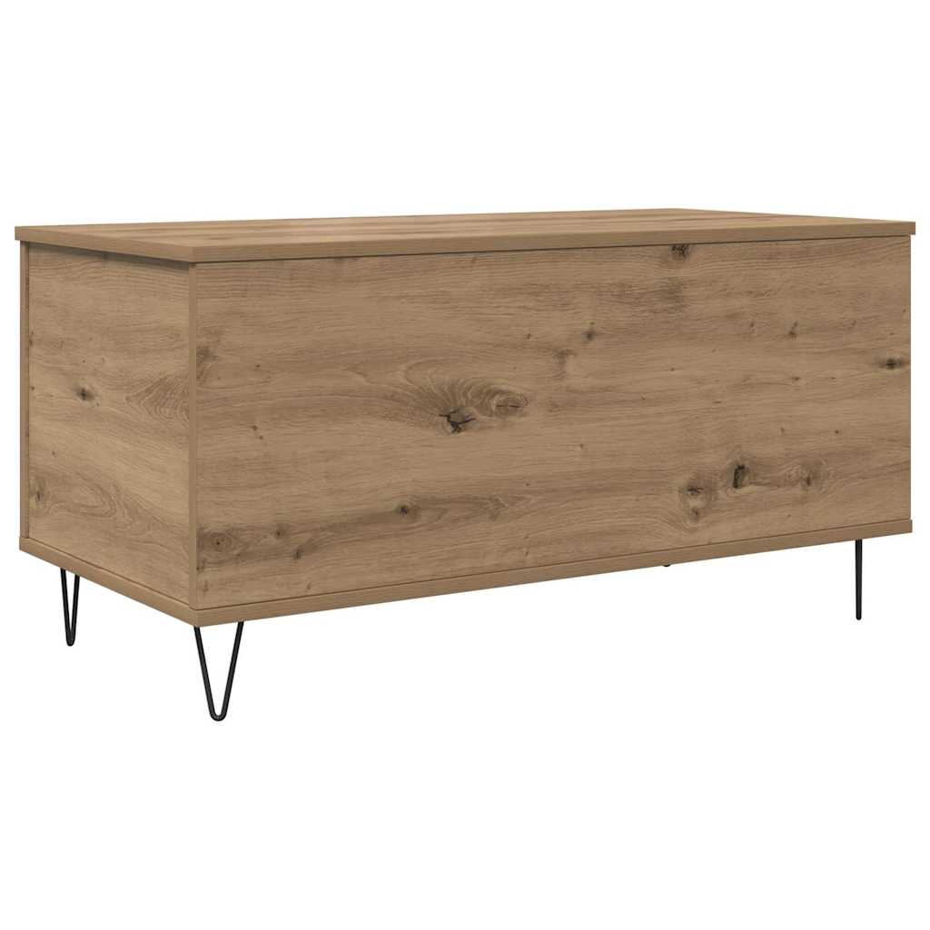 Tavolino da salotto rovere artigianale 90 x 44.5 x 45 cm