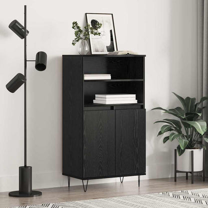 Credenza Nero 60 x 36 x 110 cm Legno multistrato
