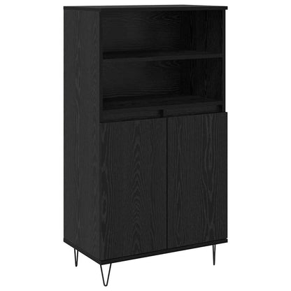 Credenza Nero 60 x 36 x 110 cm Legno multistrato