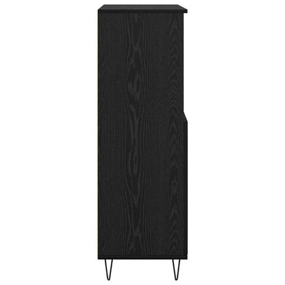 Credenza Nero 60 x 36 x 110 cm Legno multistrato