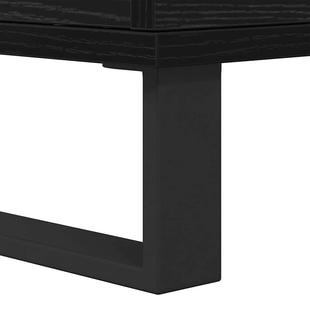 Credenza Nero 60 x 36 x 110 cm Legno multistrato