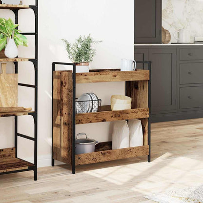 Carrello da Cucina Legno vecchio 70 x 30 x 82 cm