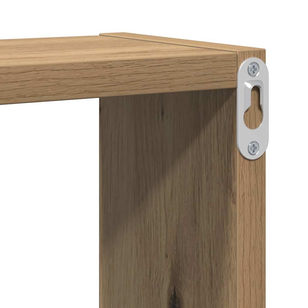 Cubo da Parete Altro rovere artigianale 96 x 12 x 64 cm