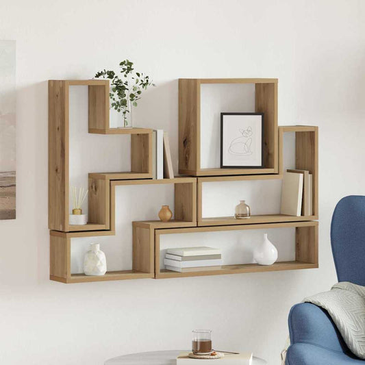 Scaffale da parete A parete Rovere artigianale 96 x 12 x 64 cm