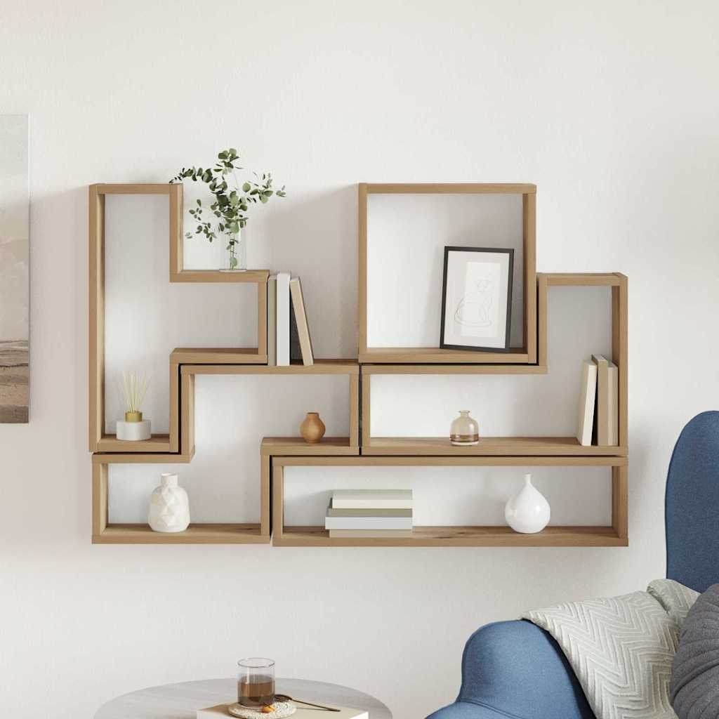 Cubo da Parete Altro rovere artigianale 96 x 12 x 64 cm