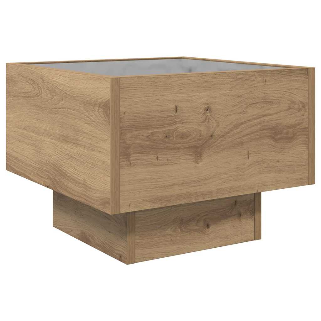 Tavolino da salotto rovere artigianale 40 x 40 x 30 cm | homemem39