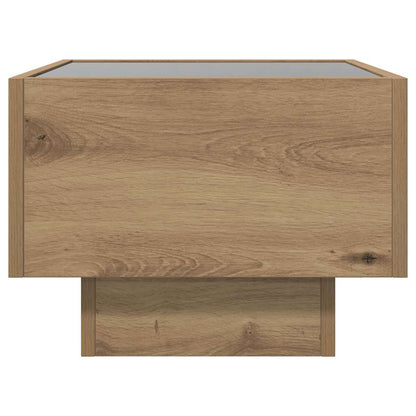 Tavolino da salotto rovere artigianale 40 x 40 x 30 cm | homemem39