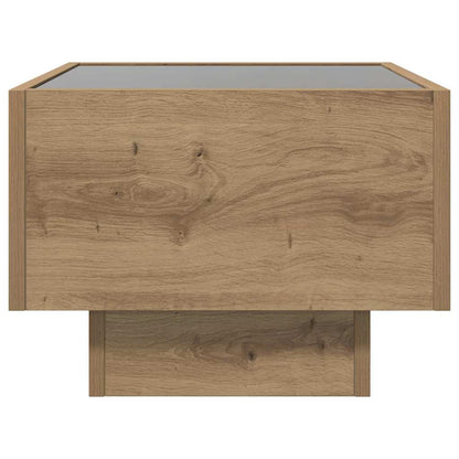 Tavolino da salotto rovere artigianale 40 x 40 x 30 cm | homemem39