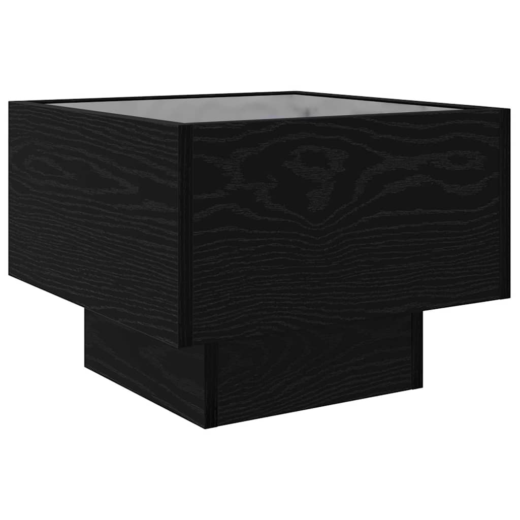 Tavolino da salotto Rovere nero 40 x 40 x 30 cm | homemem39