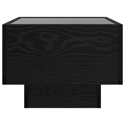 Tavolino da salotto Rovere nero 40 x 40 x 30 cm