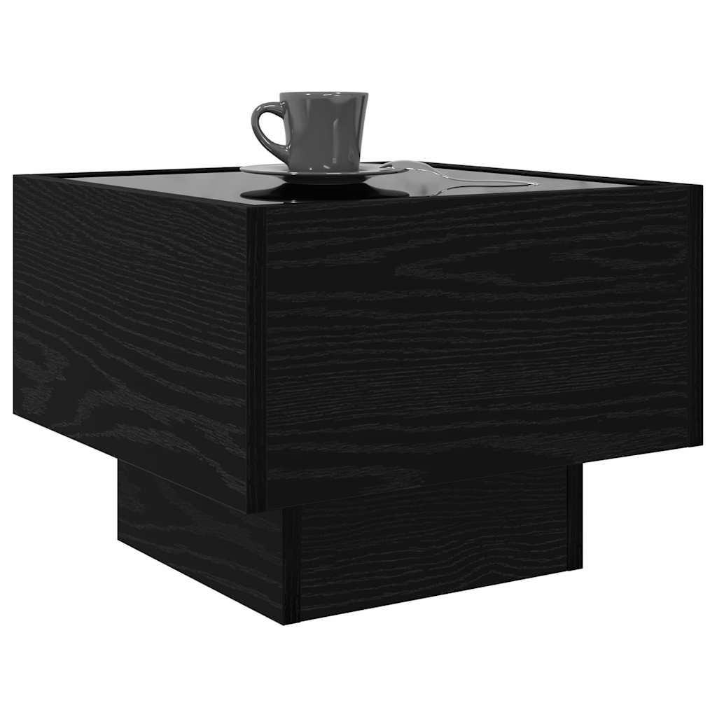 Tavolino da salotto Rovere nero 40 x 40 x 30 cm | homemem39