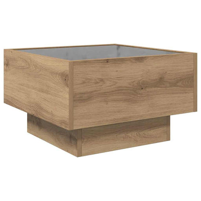 Tavolino da salotto rovere artigianale 50 x 50 x 30 cm | homemem39