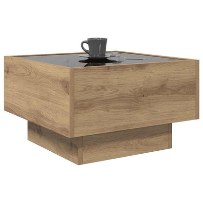 Tavolino da salotto rovere artigianale 50 x 50 x 30 cm | homemem39