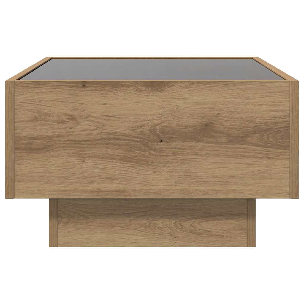 Tavolino da salotto rovere artigianale 50 x 50 x 30 cm | homemem39