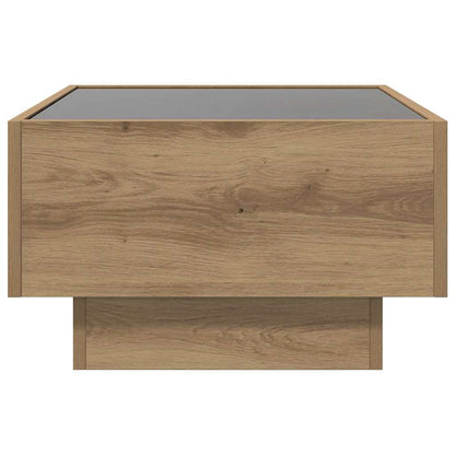 Tavolino da salotto rovere artigianale 50 x 50 x 30 cm | homemem39