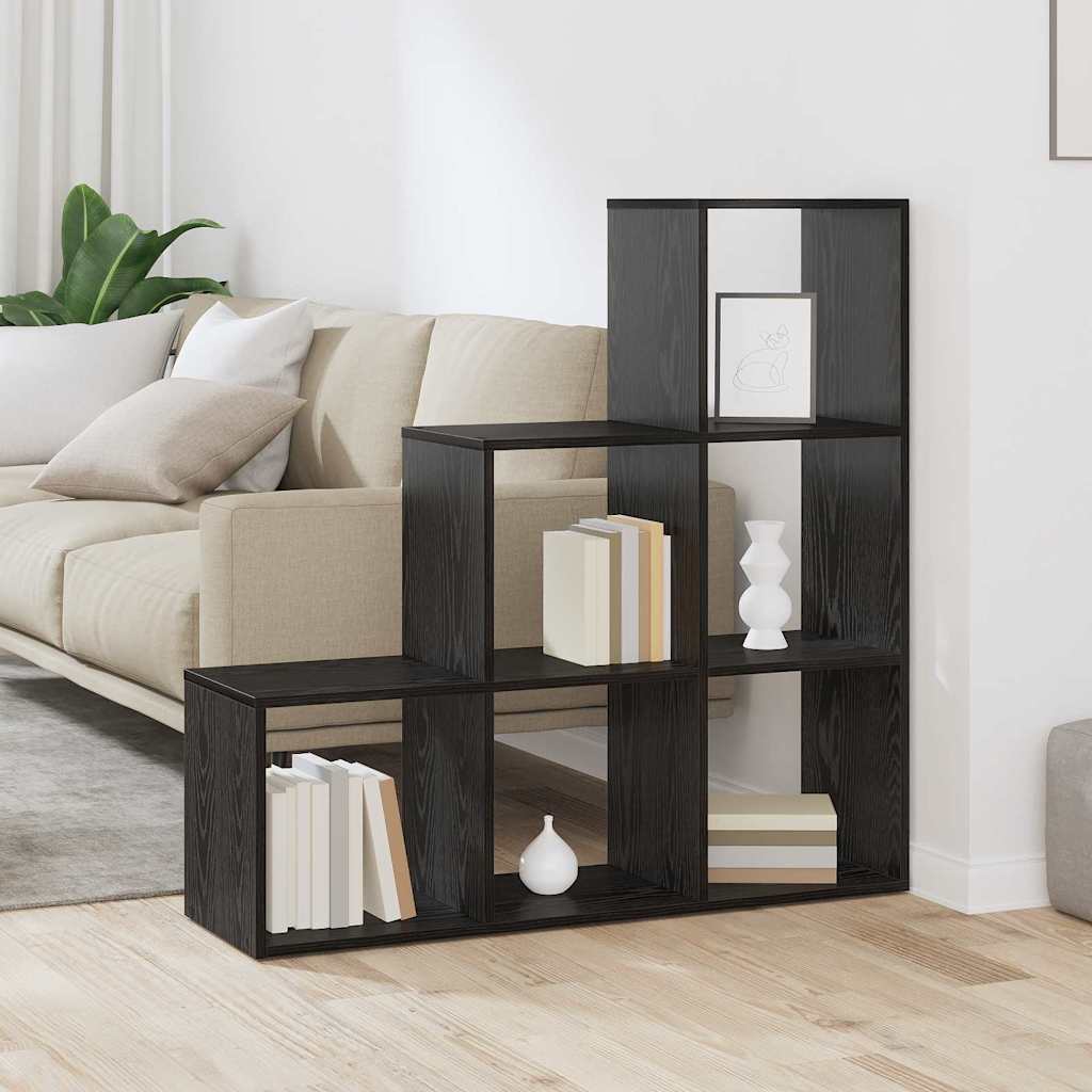 Libreria divisoria Rovere Nero 99 x 29 x 99 cm