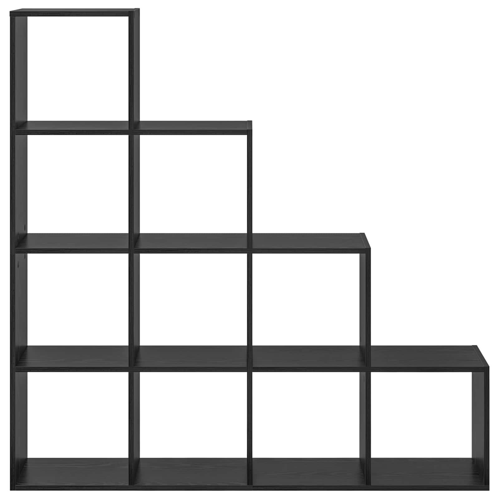 Libreria divisoria Rovere Nero 131,5 x 29 x 131,5 cm | homemem39
