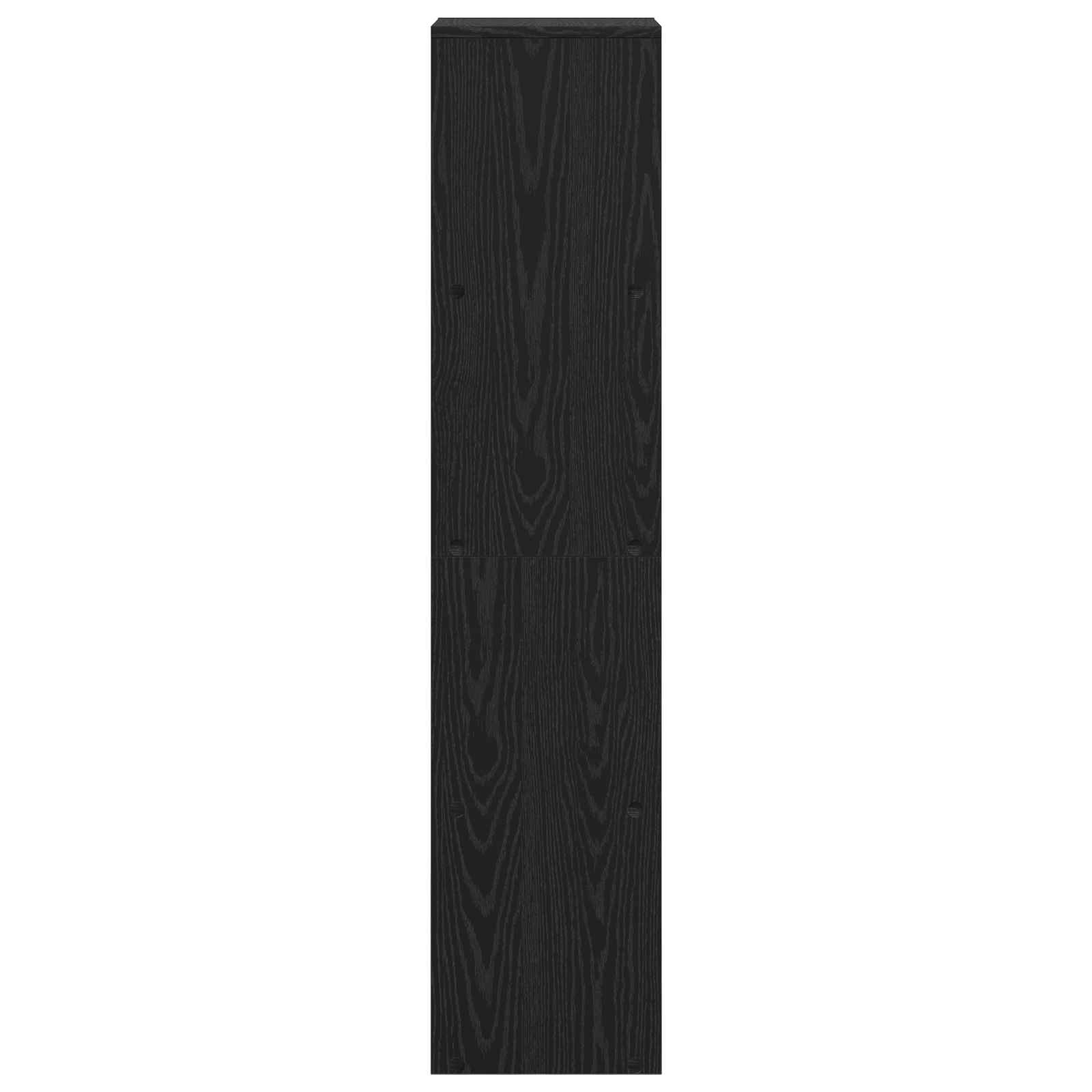 Libreria divisoria Rovere Nero 131,5 x 29 x 131,5 cm | homemem39