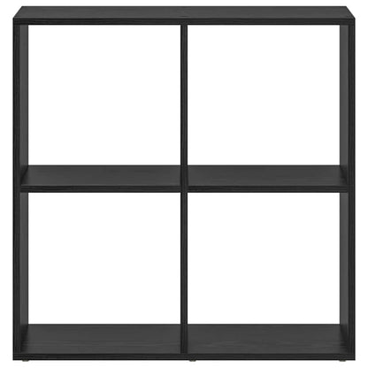 Armadio per Libri Rovere Nero 69,5 x 29 x 69,5 cm