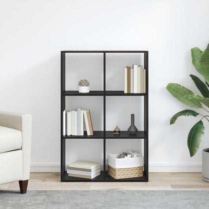Armadio per Libri Rovere Nero 69,5 x 29 x 103,5 cm | homemem39