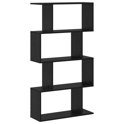 Armadio per Libri Rovere Nero 70 x 24 x 129 cm | homemem39