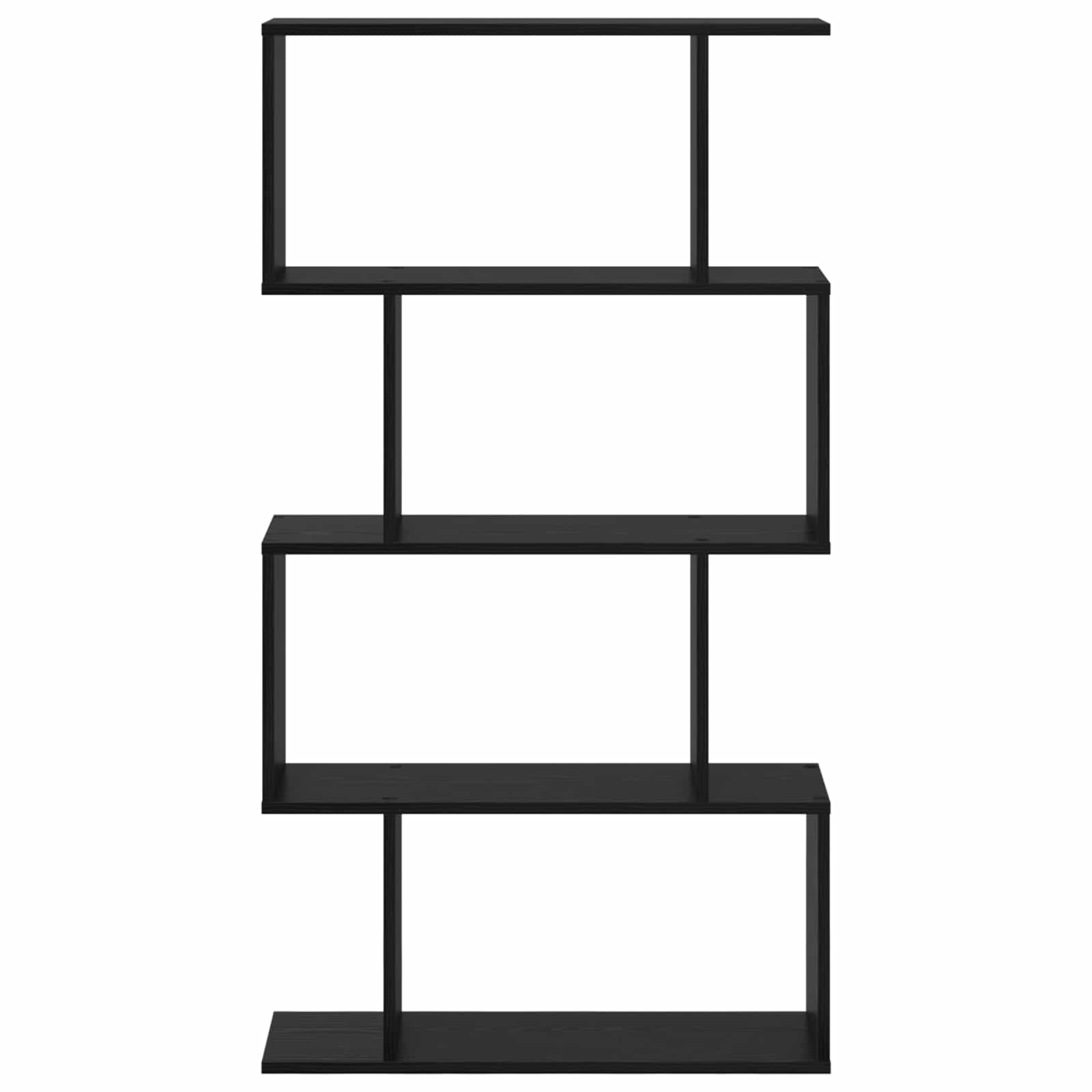 Armadio per Libri Rovere Nero 70 x 24 x 129 cm | homemem39