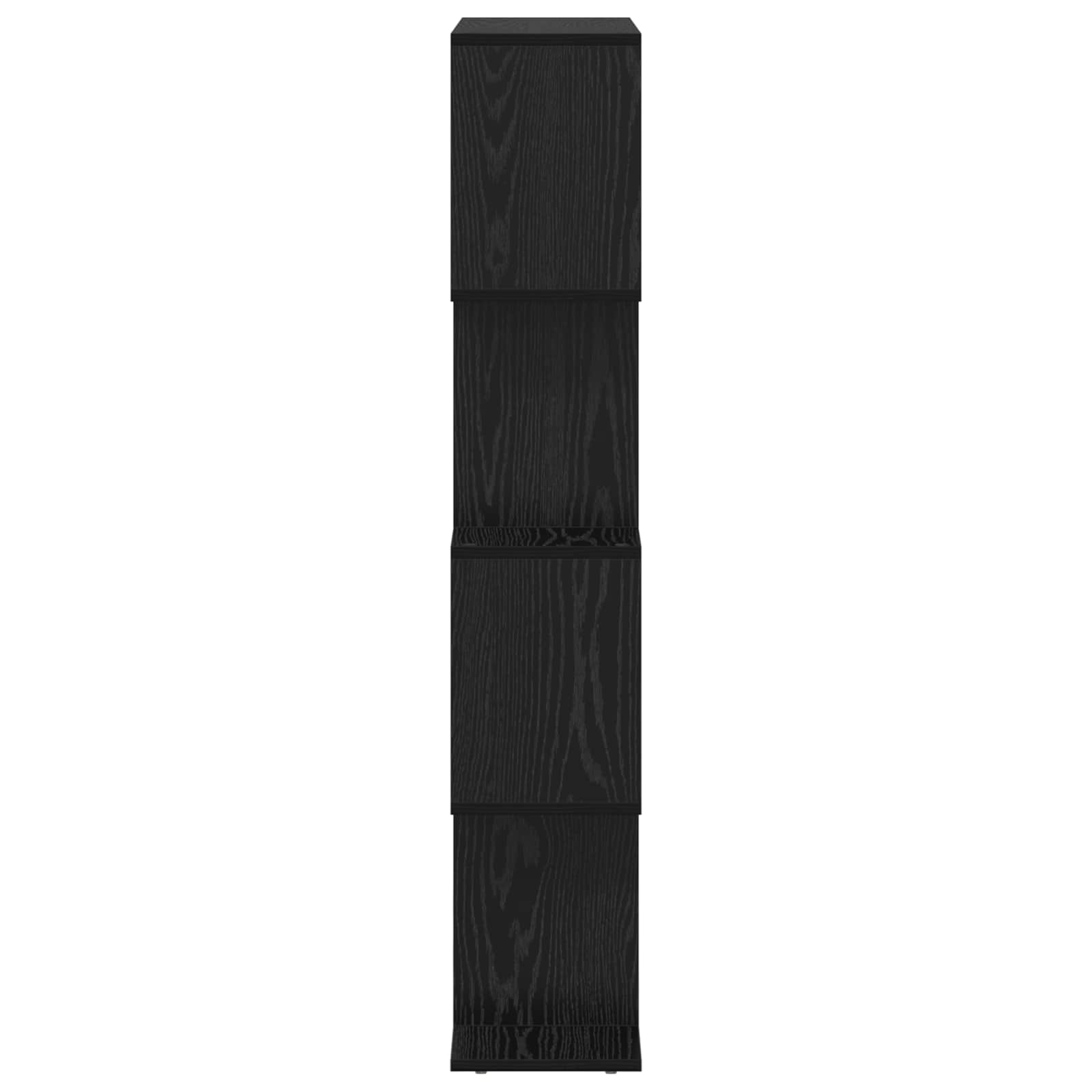 Armadio per Libri Rovere Nero 70 x 24 x 129 cm | homemem39