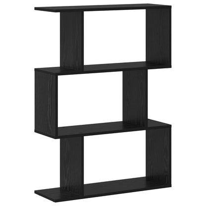 Armadio per Libri Rovere Nero 70 x 24 x 97 cm Legno multistrato | homemem39