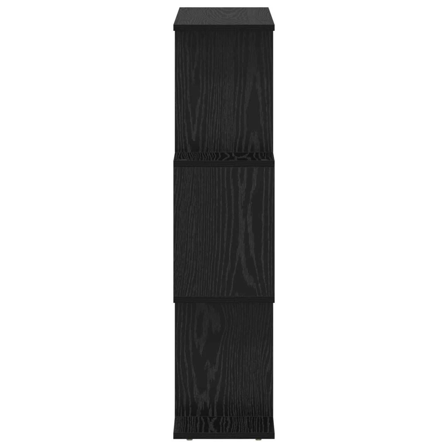 Armadio per Libri Rovere Nero 70 x 24 x 97 cm Legno multistrato