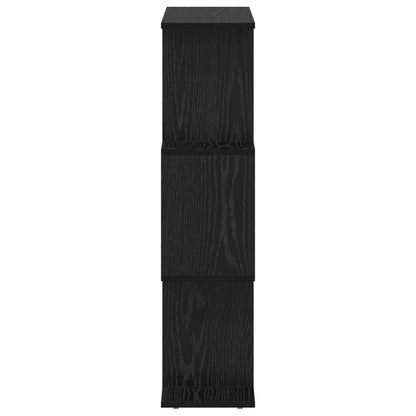 Armadio per Libri Rovere Nero 70 x 24 x 97 cm Legno multistrato
