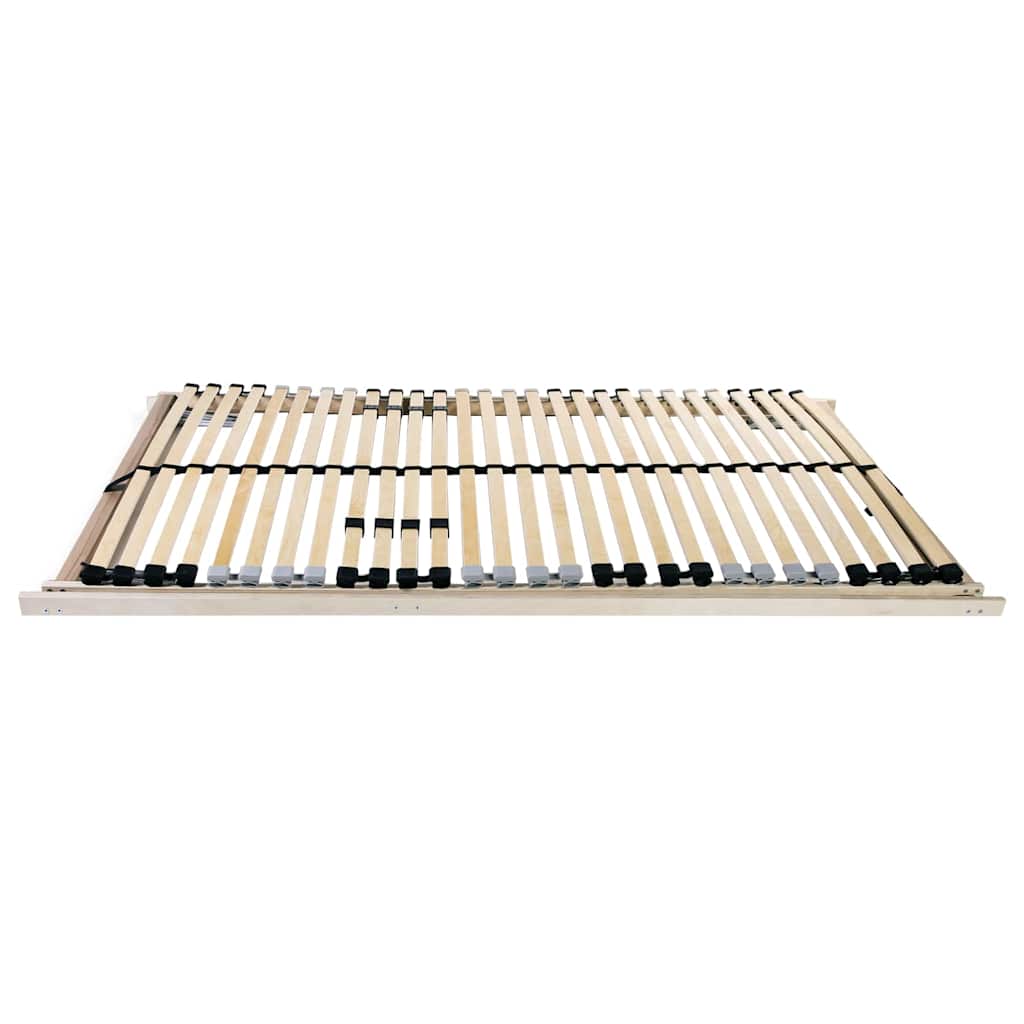 Base a doghe Marrone 120 x 190 cm Legno massello di faggio - homemem39