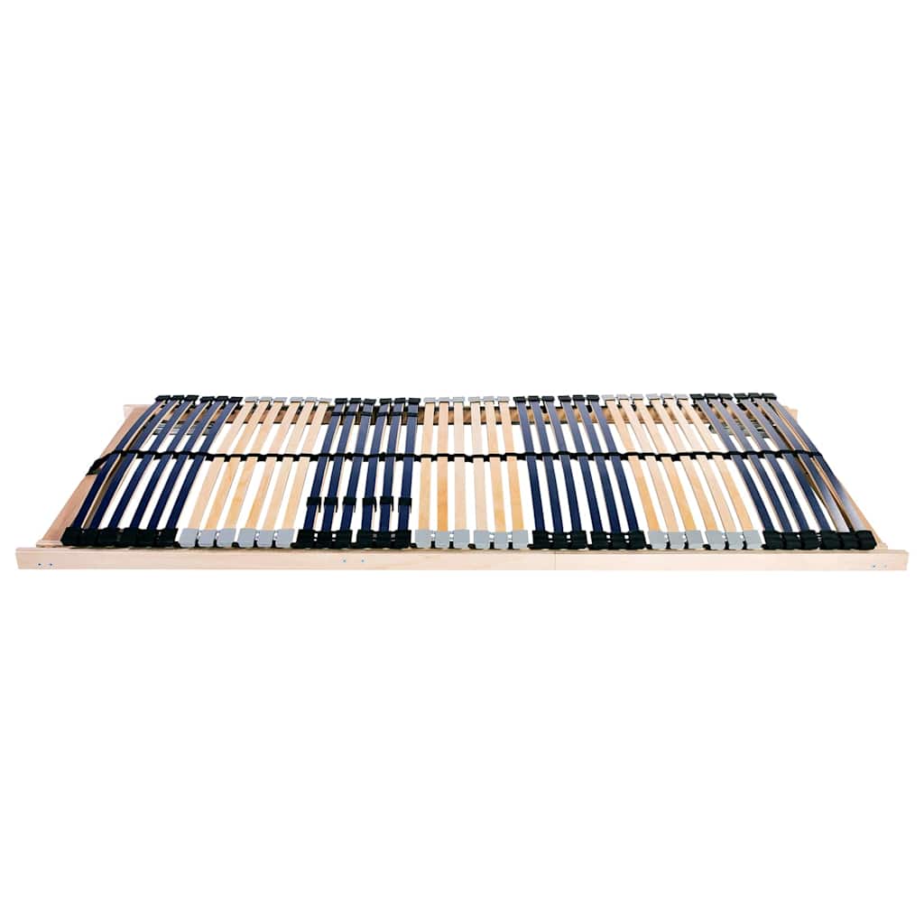 Base a doghe Marrone 80 x 190 cm Legno massello di faggio