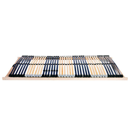 Base a doghe Marrone 80 x 190 cm Legno massello di faggio