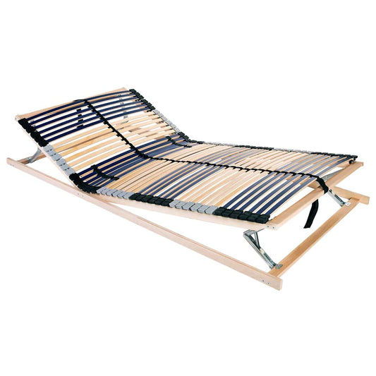 Base a doghe Marrone 140 x 190 cm Legno massello di faggio | homemem39