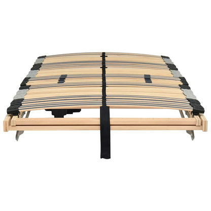 Base a doghe Marrone 80 x 190 cm Legno massello di faggio