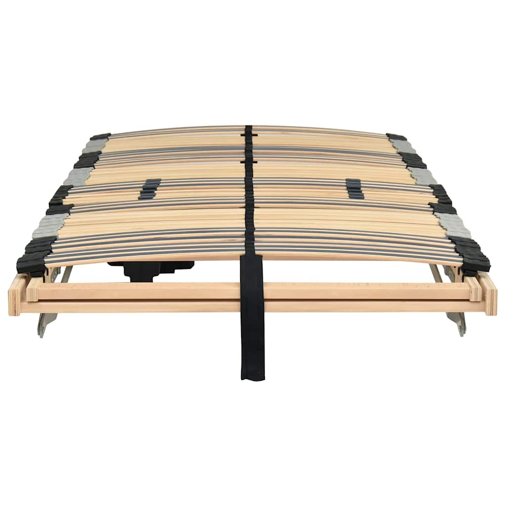 Base a doghe Marrone 100 x 190 cm Legno massello di faggio