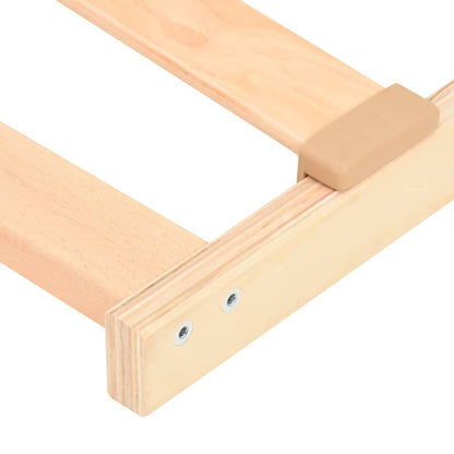 Base a doghe Marrone 80 x 190 cm Legno massello di faggio