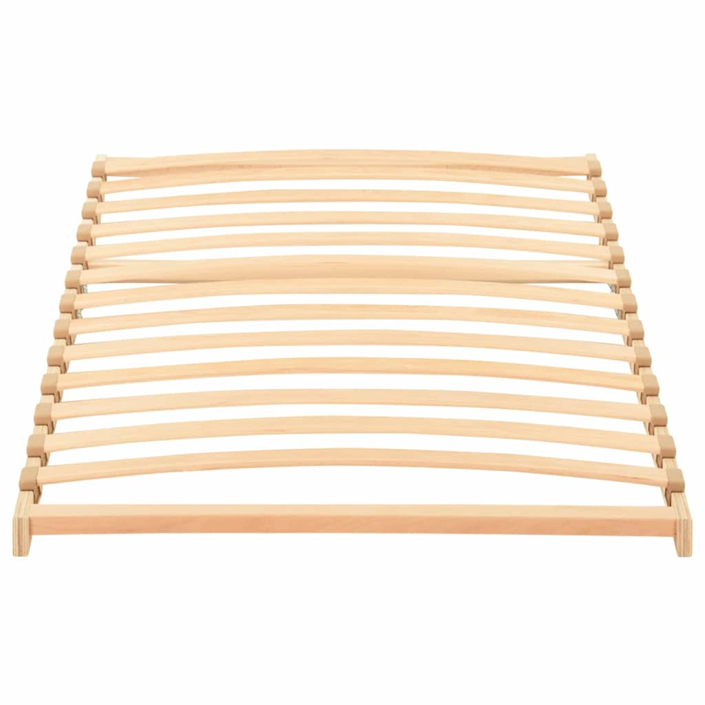 Base a doghe Marrone 80 x 190 cm Legno massello di faggio