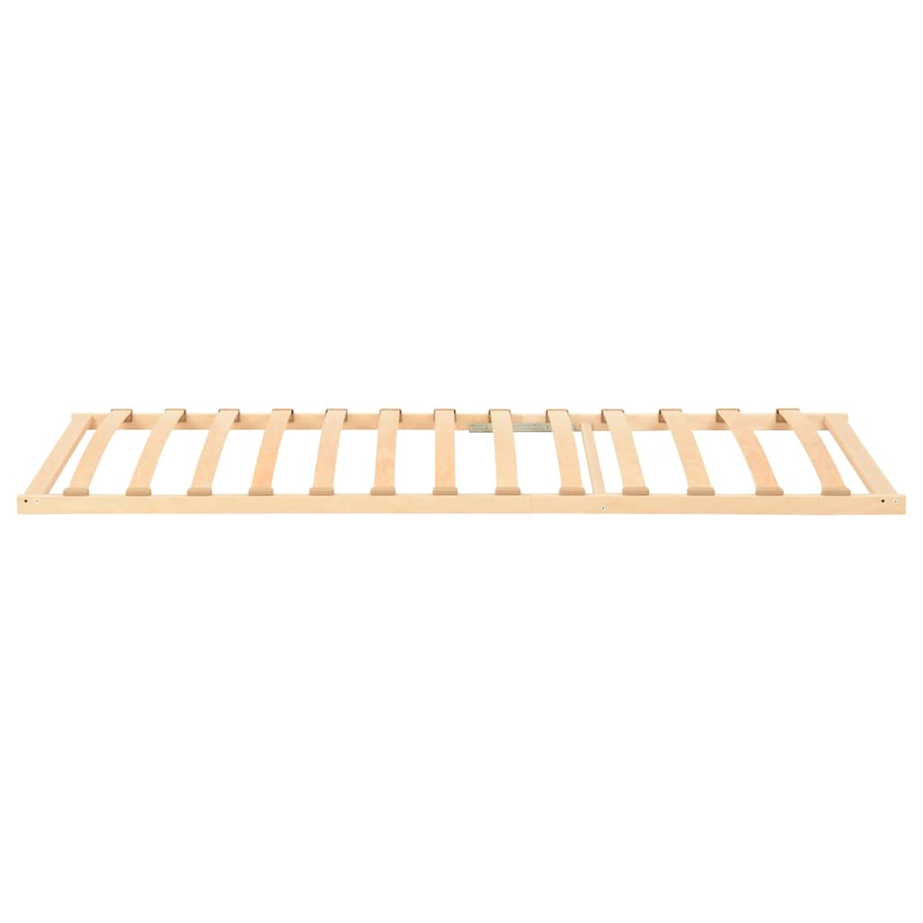 Base a doghe Marrone 80 x 190 cm Legno massello di faggio