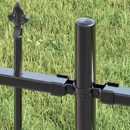 Recinzione per Giardino Grigio 240 x 165 cm