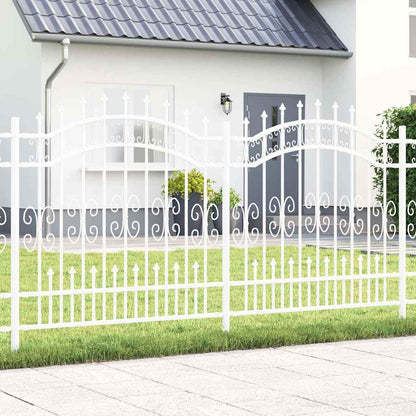 Recinzione per Giardino Bianco 240 x 165 cm
