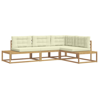 Set di divani da esterno Bianco 277,5 x 198,5 x 73 cm | homemem39