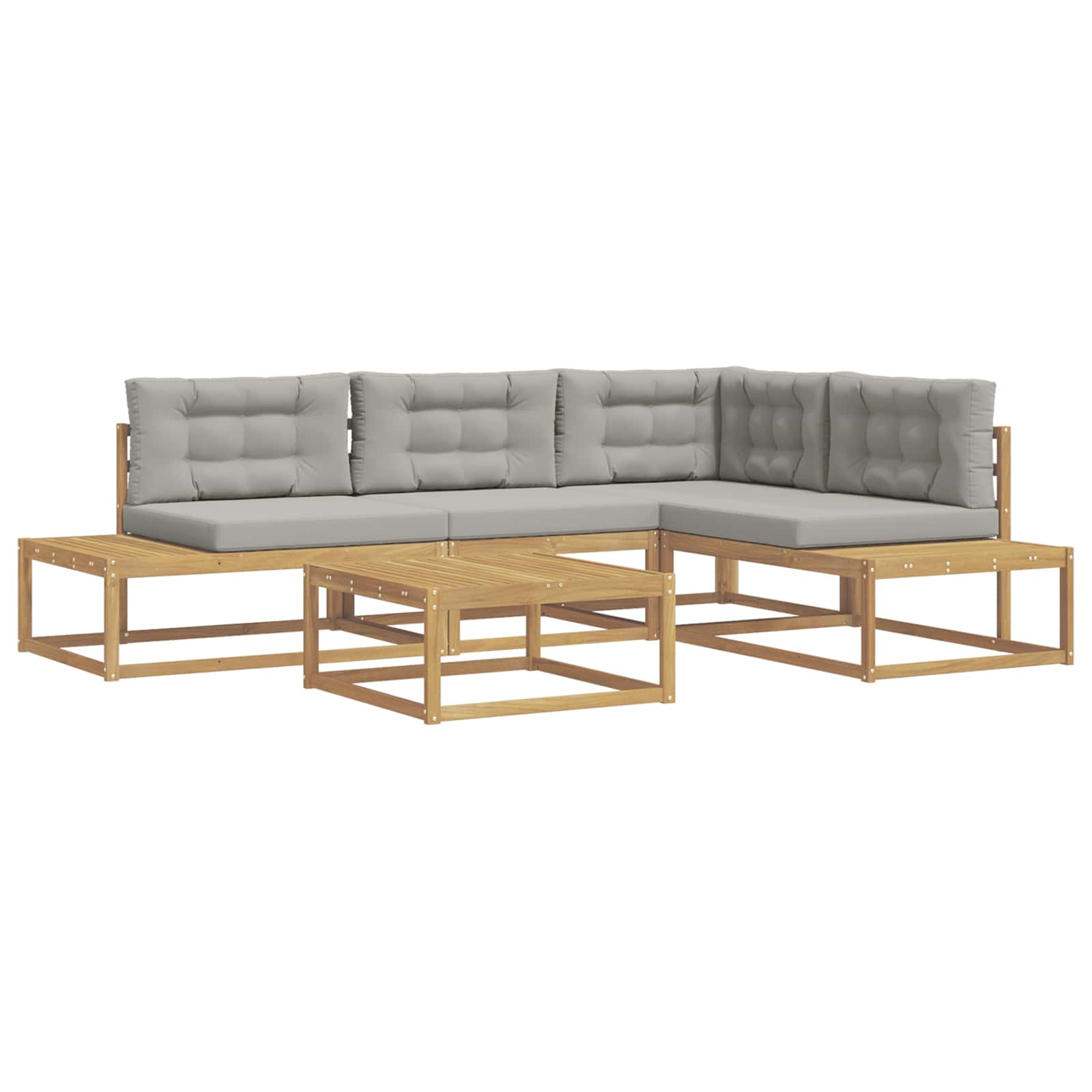 Set di divani da esterno Bianco 79 x 79 x 37 cm Poliestere | homemem39